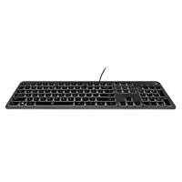 ewent Bedraad Toetsenbord EW3265 QWERTY USB-A 1,5m kabel Zwart, grijs