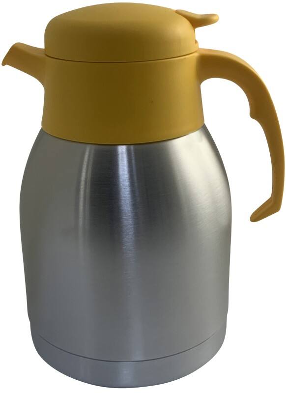 Isoleerkan Thermosteel Roestvrij staal 1,5 L Roestvrij staal Zilver, Geel