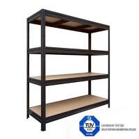 MAMMUT stelllingkast met 4 legborden fd-27222 staal zwart 2000 x 600 x 1770 mm