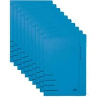 Djois Secolor Klemmap 250 Vellen Folio Blauw 10 Stuks