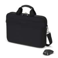DICOTA laptoptas Top Traveller D31685 15,6 inch polyester zwart 40 x 5 x 28,5 cm inclusief muis