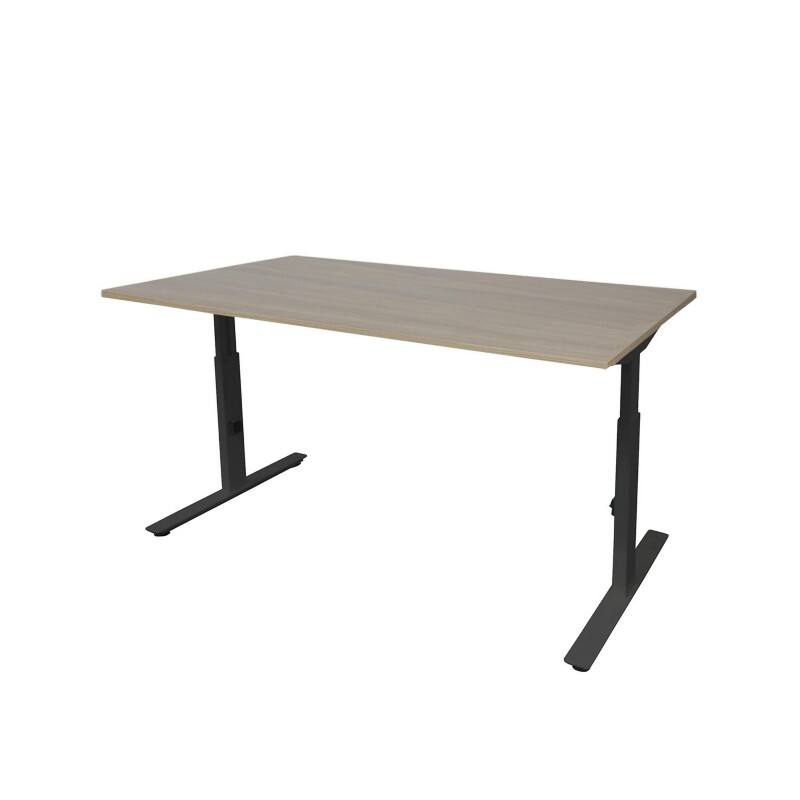 Schaffenburg Linesto Plus Bureau Rechthoekig Eiken T-Voet 1.200 (B) x 800 (D) x 655 (H) mm Melamine