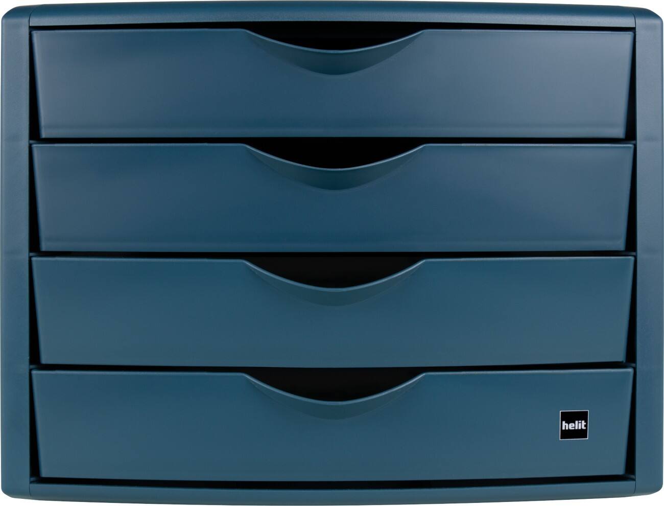 Helit Ladekastje met 4 lades The Green Chameleon A4 Kunststof Blauw 215 x 265 x 332 mm
