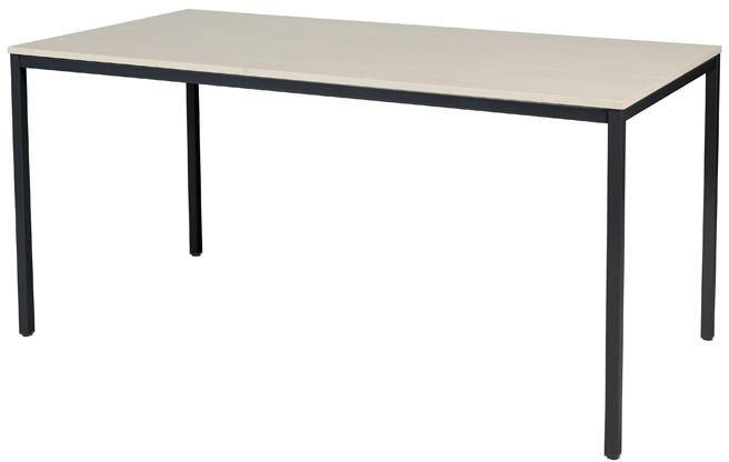 Schaffenburg Domino Basic Bureau Eiken 4 metalen poten 1.600 (B) x 800 (D) x 740 (H) mm Melamine