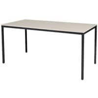 Schaffenburg Bureau Dominio Basic 160 x 80 cm Eiken Zwart
