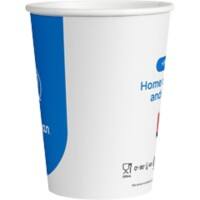 Eden Wegwerpbeker Karton (BIO-gecoat) 200 ml Groen, wit 1000 Stuks