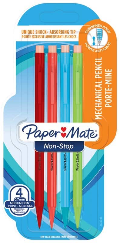 Papermate Non Stop Vulpotlood HB 4 Stuks