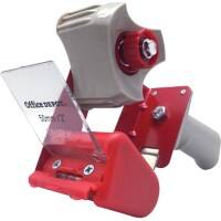 Office Depot Verpakkingstape dispenser 50 mm x 100 m Grijs, rood