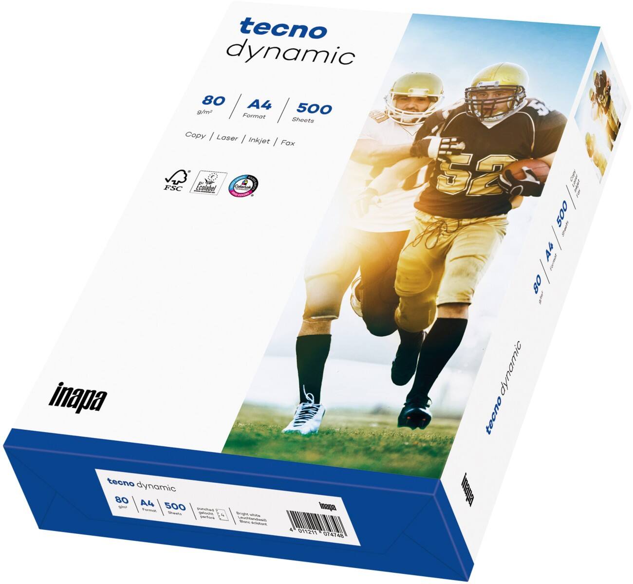 Tecno Dynamic Papier A4 4-gaats 80 g/m2 Wit 500 vel