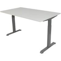 Euroseats Bureau Grijs en Wit 620-840 x 1400 x 800 mm