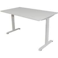 euroseats Bureau Rechthoekig T-Voet 1.600 (B) x 800 (D) x 865 (H) mm Metaal