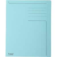 Exacompta Snelhechtmap A4 Blauw Karton 100% gerecycled