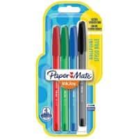 Papermate InkJoy 100 InkJoy 100 Balpen Kleurenassortiment Medium 4 Stuks