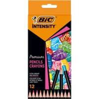 BIC Intensity Premium Kleurpotloden 3,3 mm Kleurenassortiment 12 Stuks
