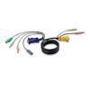 ATEN 2L-5302P KVM-kabel Zwart
