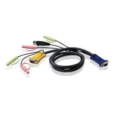 ATEN 2L-5303U KVM USB-kabel Zwart