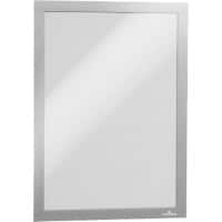 DURABLE DURAFRAME A4 Displayframe Zelfklevend Zilver 4882-23 25,5 (B) x 3,5 (D) x 40 (H) cm 10 Stuks