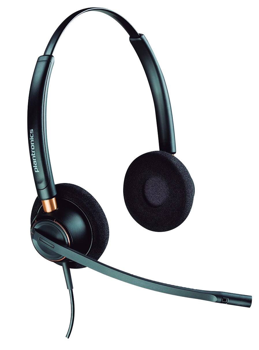 Plantronics EncorePro HW520 Headset Over het hoofd Noise Cancelling Met Microfoon Zwart