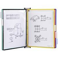 Djois Tarifold zichtpanelensysteem 6416169 A4 assortiment metaal 38,5 x 24,5 x 4,5 cm