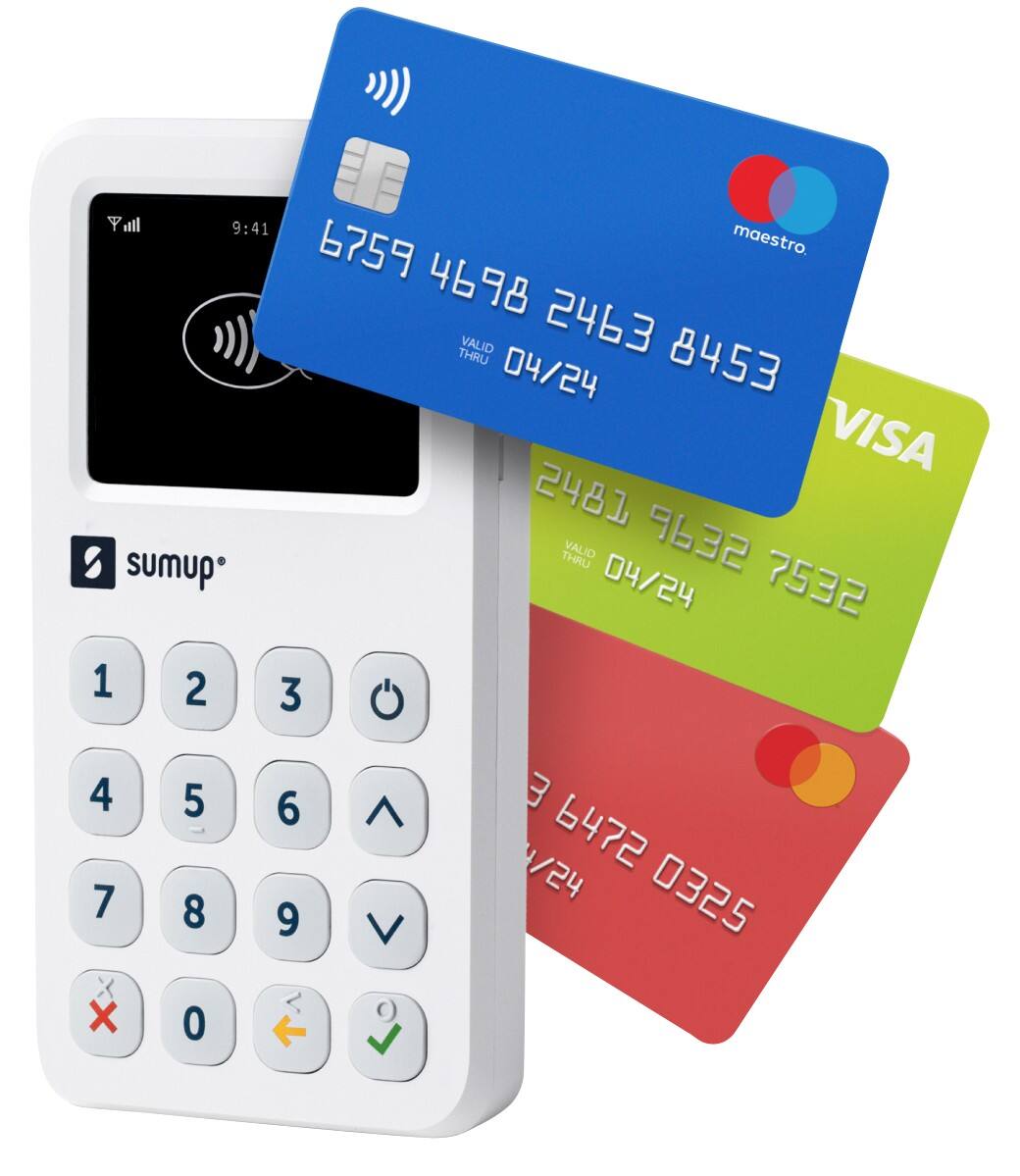 SumUp 3G en WIFI NL Pinapparaat Wit