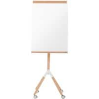 ARCHYI. Giro Mobiele flipchart 70 (B) x 104 (H) cm Wit