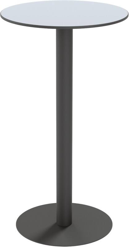 meet powered by PAPERFLOW Kantinetafel Rond Grijs TRCROS60H.02 600 x 1.100 mm