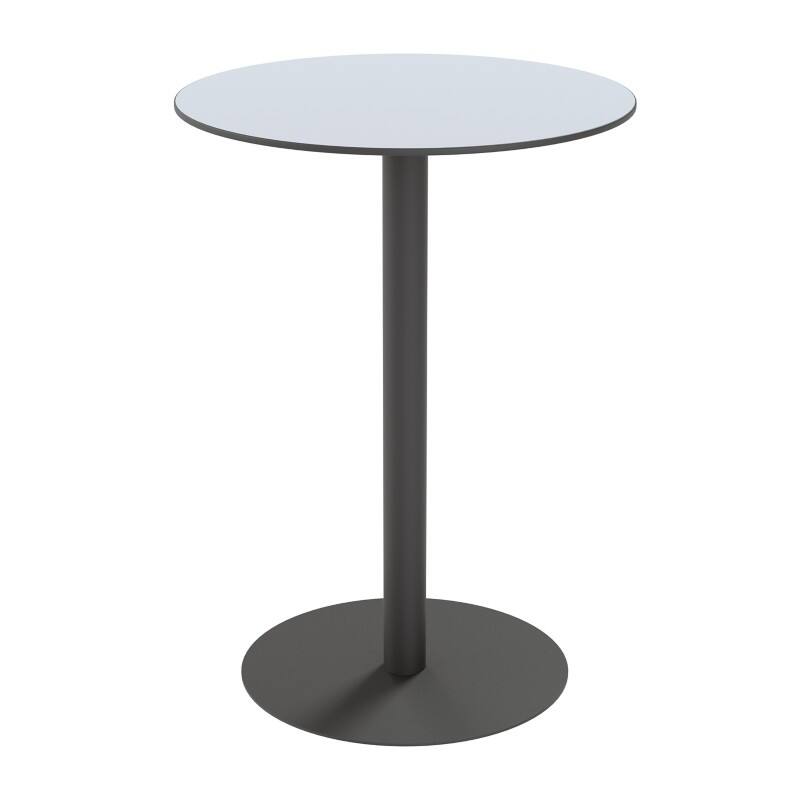 meet powered by PAPERFLOW Kantinetafel Rond Grijs TRCROS80H.02 800 x 1.100 mm
