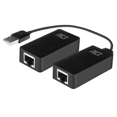 ACT USB Extender Over UTP AC6063 50m zwart