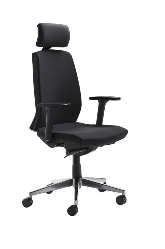 mayer sitzmöbel Draaistoel Synchroonmechanisme Stof In hoogte verstelbare armleuning Zwart 120 MyCONTRACT LINE