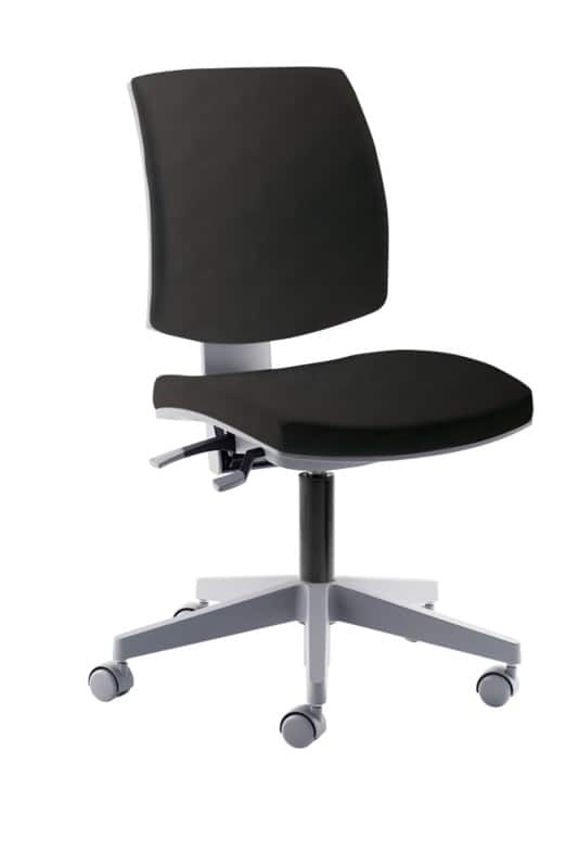 Mayer Sitzmöbel Draaistoel myFLEXO Zwart Stof Kunststoffen stervoet