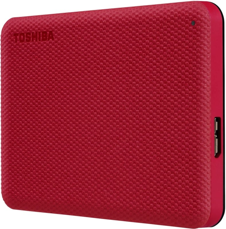 Toshiba 2 TB Externe harde schijf Canvio Advance USB 3.2 (Gen 1) Rood