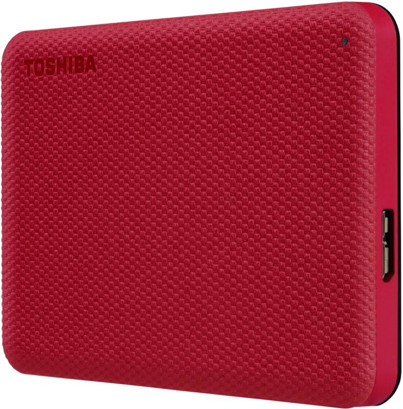 TOSHIBA 4 TB draagbare externe Canvio Advance USB-harde schijf 3.2 Gen 1 Rood