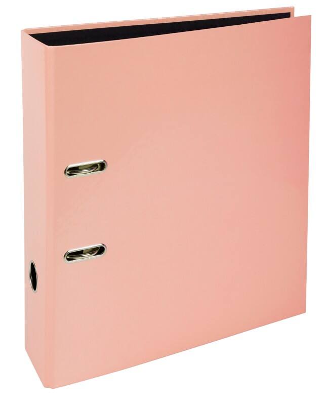 Exacompta Aquarel Prem Touch Breed Ordner A4 80 mm Koraal 2 Ringen 53567E Karton Staand 10 Stuks