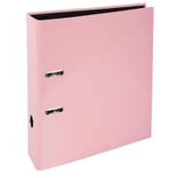 Exacompta Aquarel Prem Touch Ordner A4 80 mm Roze 2 ringen 53566E Karton Staand 10 Stuks