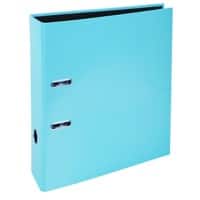 Exacompta Aquarel Prem Touch Breed Ordner A4 80 mm Pastelblauw 2 Ringen 53564E Karton Staand 10 Stuks