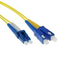 ACT 1 M LSZH Singlemode 9/125 OS2 Glasvezel Patchkabel Duplex met LC- en SC-connectoren