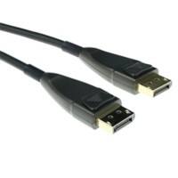 ACT 20 M DisplayPort Hybride Glasvezel/koper kabel DP mannelijk naar DP mannelijk