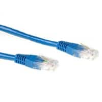 ACT RJ45 (8P8C) Male UTP CAT6-patchkabel RJ45 (8P8C) Male IB8603 Blauw 3 m