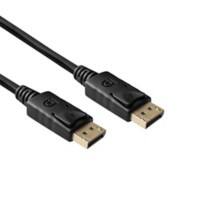 ACT Displayport-kabel Male naar Male AK4071 Zwart 1 m