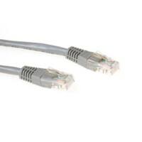 ACT RJ45 (8P8C) Male UTP CAT6-patchkabel RJ45 (8P8C) Male IB8000 Grijs 0.5 m