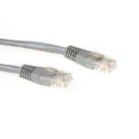 ACT RJ45 (8P8C) Male UTP CAT6-patchkabel RJ45 (8P8C) Male IB8015 Grijs 15 m