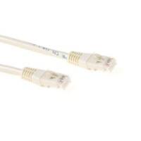 ACT Ivoorkleur 1 M U/UTP CAT6 Patchkabel met RJ45 Connectoren