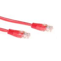 ACT RJ45 (8P8C) Male UTP CAT6-patchkabel RJ45 (8P8C) Male IB8502 Rood 2 m