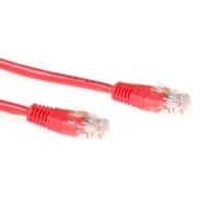 ACT RJ45 (8P8C) Male UTP CAT6-patchkabel RJ45 (8P8C) Male IB8505 Rood 5 m