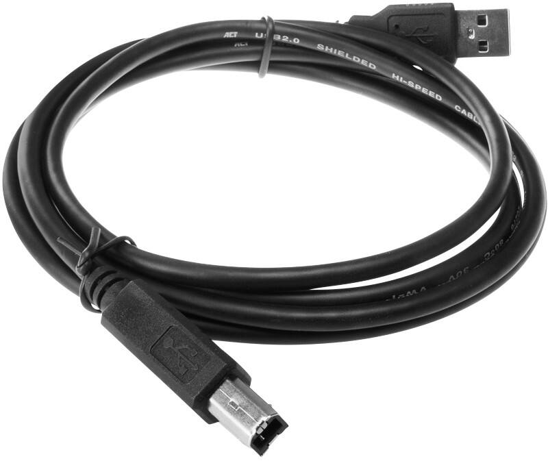 ACT USB 2.0 A Mannelijk - USB-B Mannelijk 3 M