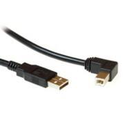 ACT USB 2.0 A Male - USB B Male Haaks 1,8 M