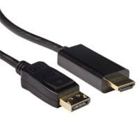 ACT Verloopkabel DisplayPort Mannelijk naar HDMI-A Mannelijk 3 M