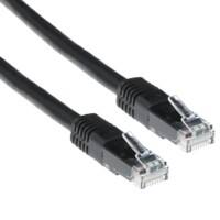 ACT Zwart 2 M U/UTP Cat6 Patchkabel met RJ45 Connectoren