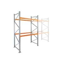 MANORGA Startset stellingkast 2 Planken 1.825 x 1.100 x 3.000 mm Geel, zilver