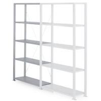 MANORGA Uitbreiding stellingkast 5 Planken 1.250 x 600 x 2.000 mm Grijs